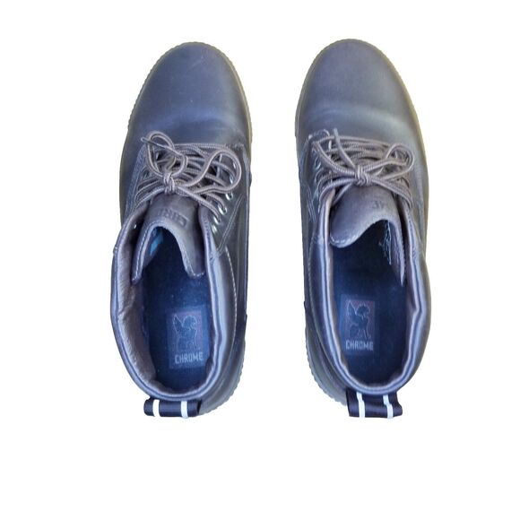 Chrome Industries Storm Boots Men's Size 12 Brown Leather Chukka Gum Soles 415 - Picture 4 of 7